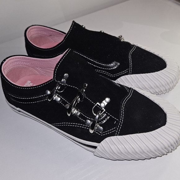 Vans Karina Suade sneakers Black and White Low-Top Sneakers - Picture 2 of 6